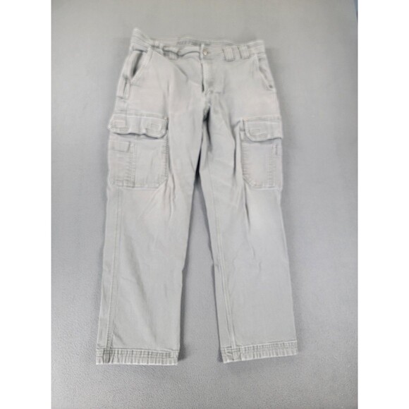 Duluth Flex Fire Hose Pants Mens 36x30 Gray Workwear Cargo Standard Fit Durable - Picture 1 of 14